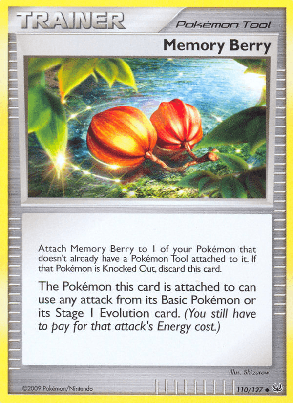 Carta Memory Berry 110/127 do set Platinum — Pokémon TCG | Bynx