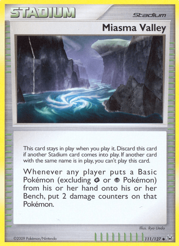 Carta Miasma Valley 111/127 do set Platinum — Pokémon TCG | Bynx