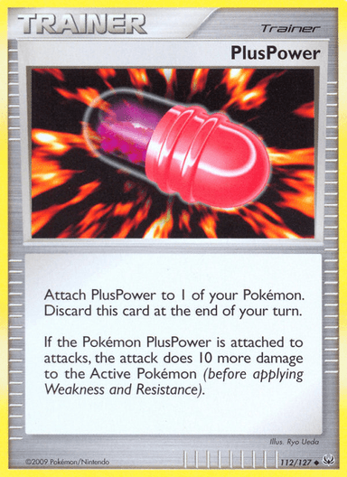 Carta PlusPower 112/127 do set Platinum — Pokémon TCG | Bynx