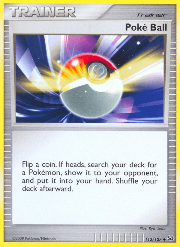 Carta Poké Ball 113/127 do set Platinum — Pokémon TCG | Bynx