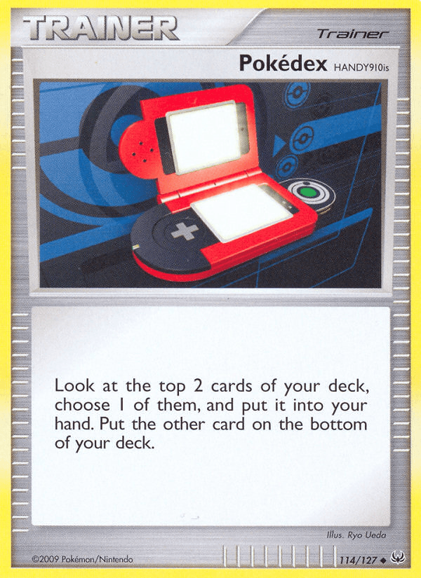 Carta Pokédex HANDY910is 114/127 do set Platinum — Pokémon TCG | Bynx