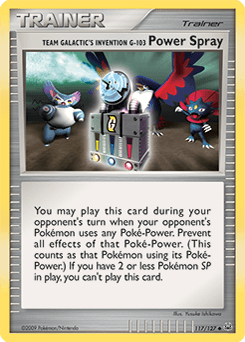 Team Galactic's Invention G-103 Power Spray 117/127 — Platinum