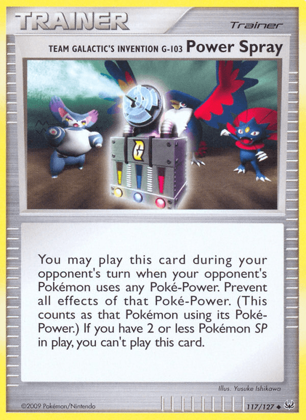 Carta Team Galactic's Invention G-103 Power Spray 117/127 do set Platinum — Pokémon TCG | Bynx