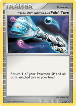 Team Galactic's Invention G-105 Poké Turn 118/127 — Platinum
