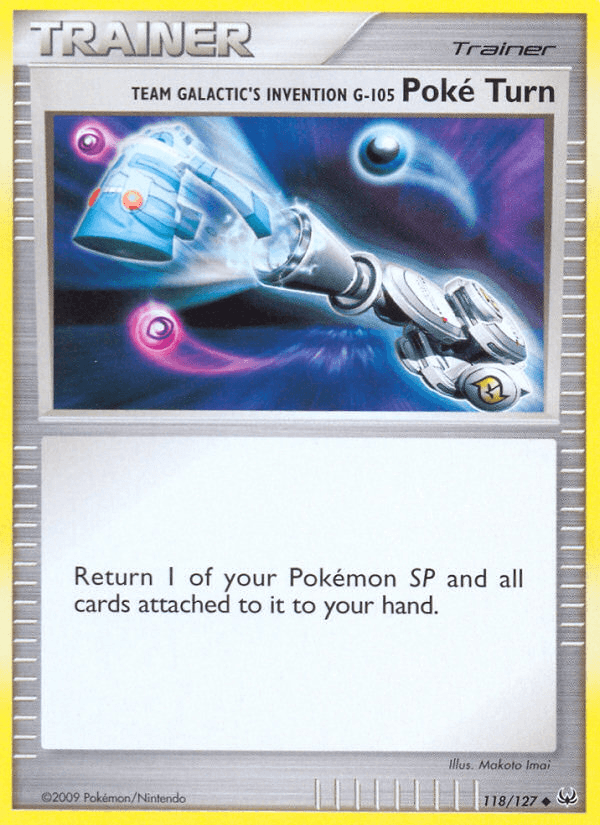 Carta Team Galactic's Invention G-105 Poké Turn 118/127 do set Platinum — Pokémon TCG | Bynx