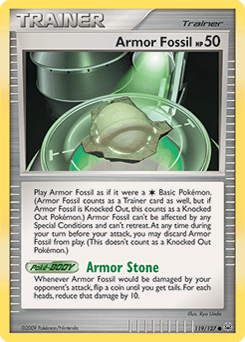 Armor Fossil 119/127 — Platinum