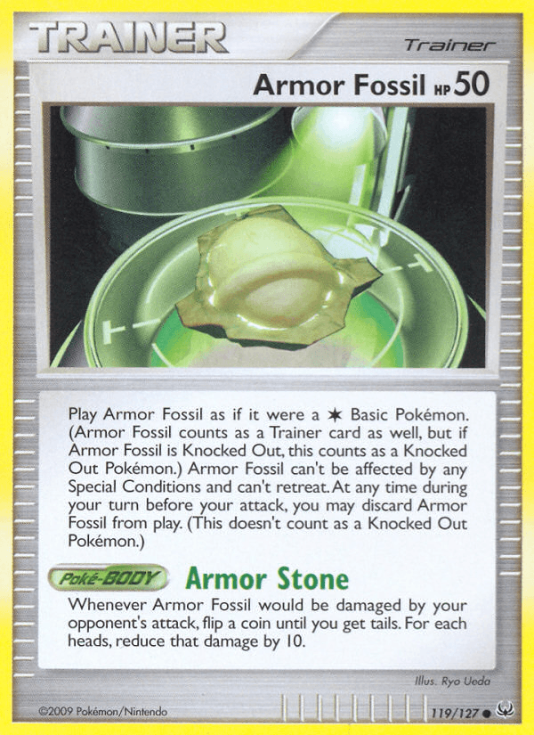 Carta Armor Fossil 119/127 do set Platinum — Pokémon TCG | Bynx