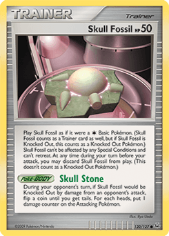 Skull Fossil 120/127 — Platinum