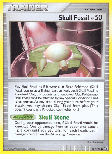 Carta Skull Fossil 120/127 do set Platinum — Pokémon TCG | Bynx