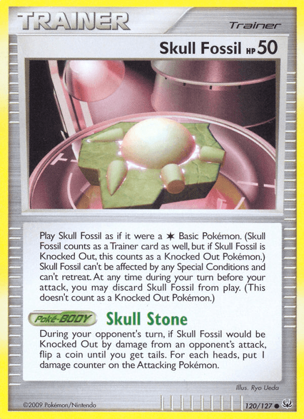 Carta Skull Fossil 120/127 do set Platinum — Pokémon TCG | Bynx