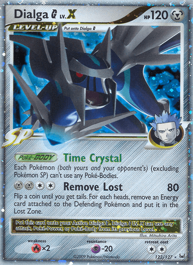 Carta Dialga G LV.X 122/127 do set Platinum — Pokémon TCG | Bynx