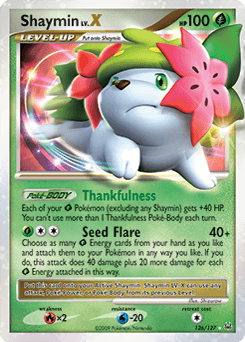 Shaymin LV.X 126/127 — Platinum