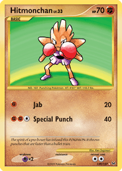Hitmonchan 129/127 — Platinum