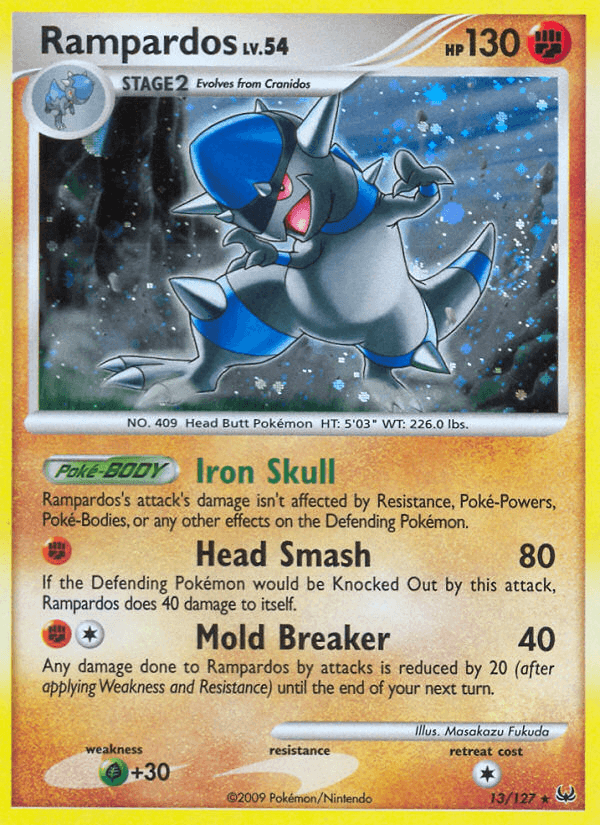 Carta Rampardos 13/127 do set Platinum — Pokémon TCG | Bynx