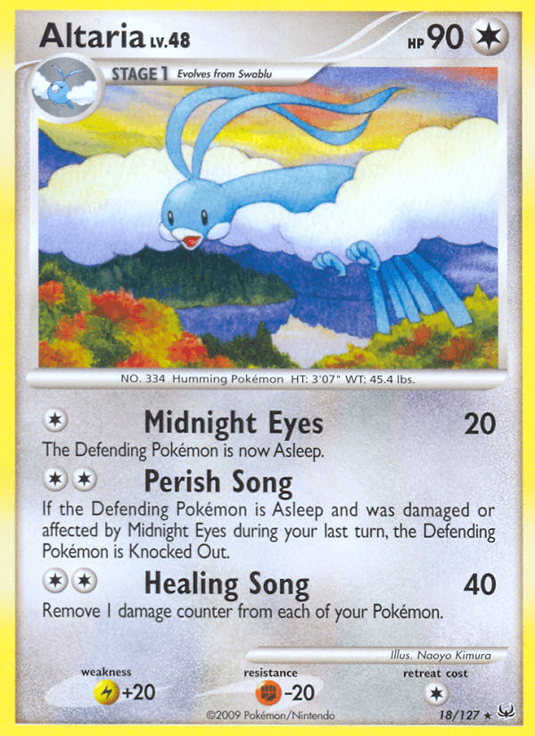 Carta Altaria 18/127 do set Platinum — Pokémon TCG | Bynx