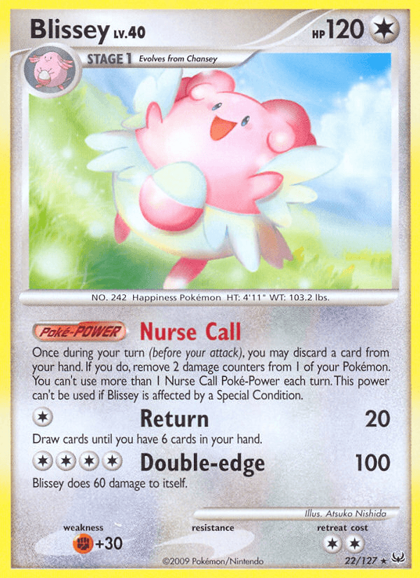 Carta Blissey 22/127 do set Platinum — Pokémon TCG | Bynx