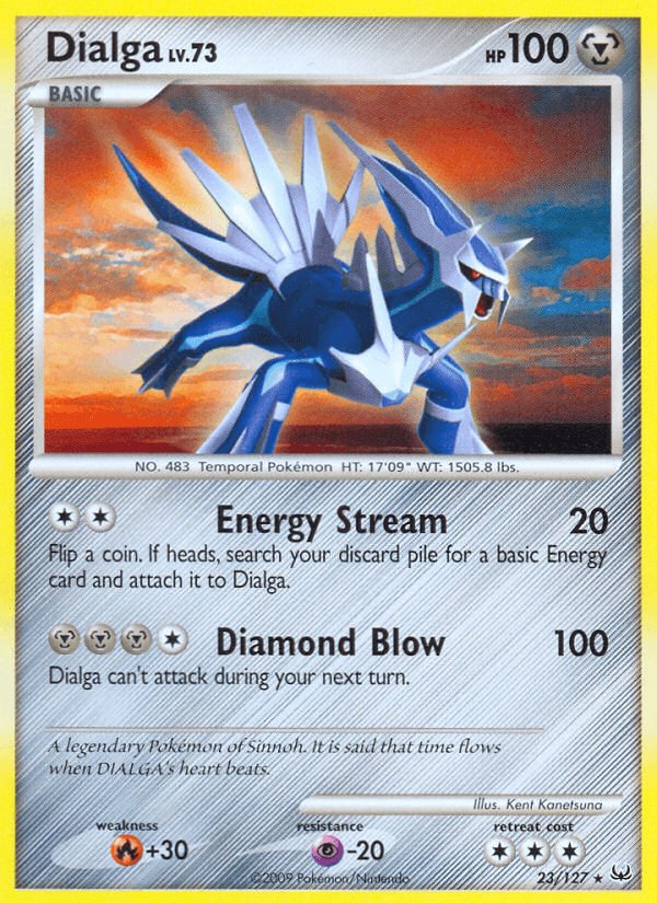 Carta Dialga 23/127 do set Platinum — Pokémon TCG | Bynx
