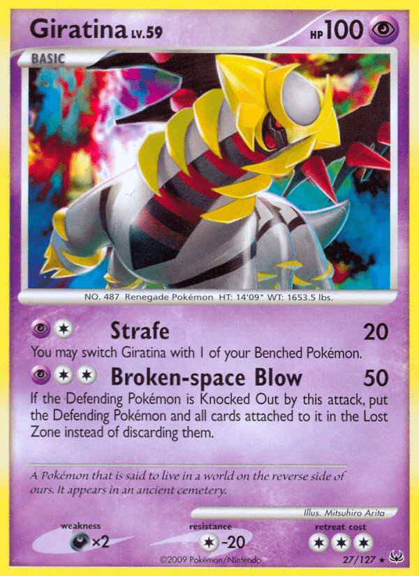 Carta Giratina 27/127 do set Platinum — Pokémon TCG | Bynx