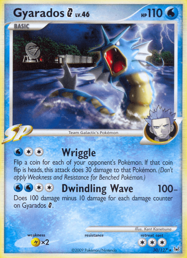 Carta Gyarados G 30/127 do set Platinum — Pokémon TCG | Bynx