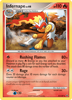 Infernape 31/127 — Platinum