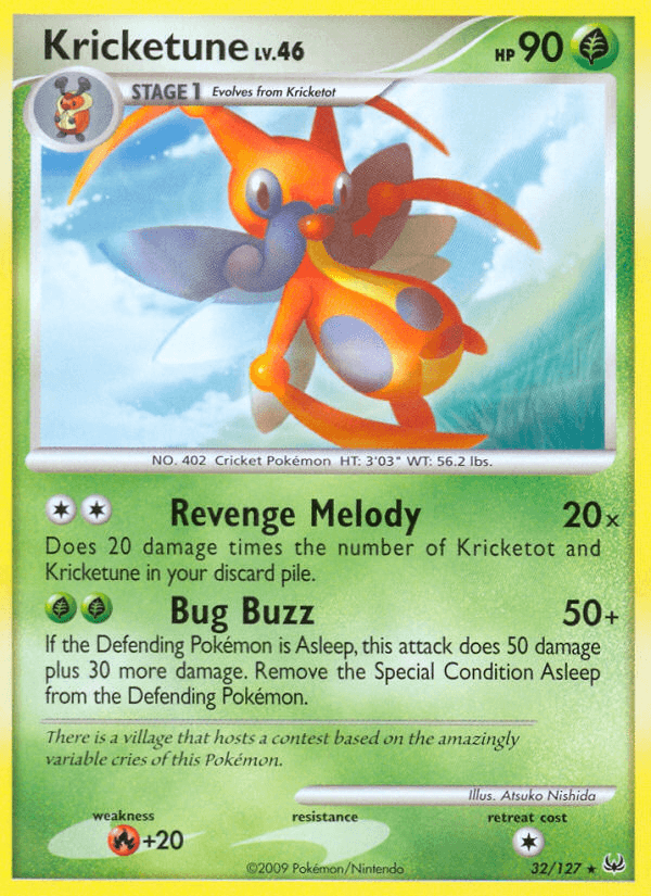Carta Kricketune 32/127 do set Platinum — Pokémon TCG | Bynx