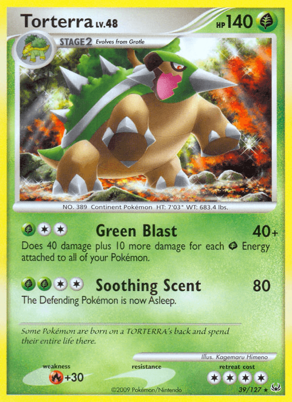 Carta Torterra 39/127 do set Platinum — Pokémon TCG | Bynx