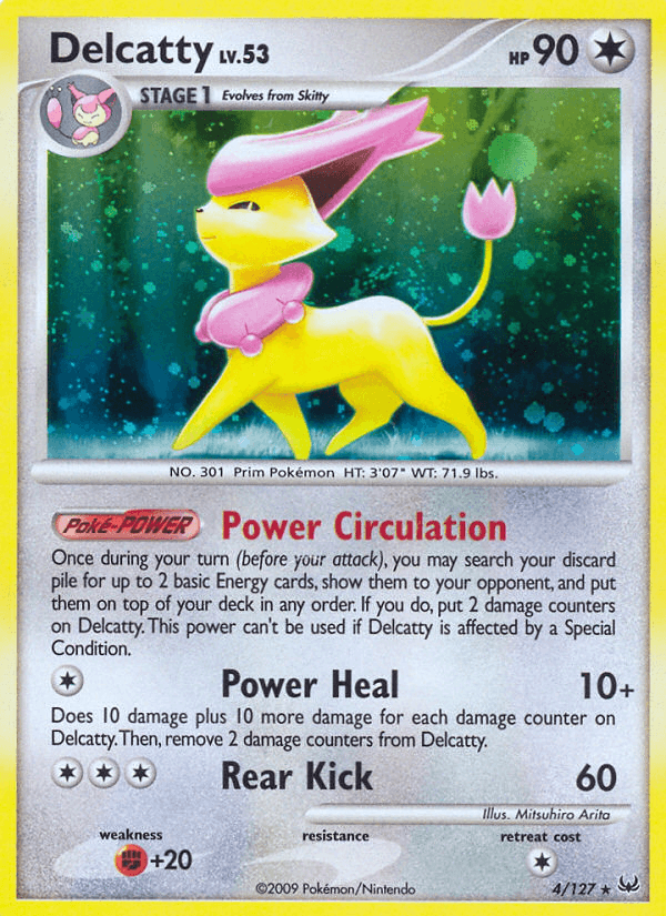 Carta Delcatty 4/127 do set Platinum — Pokémon TCG | Bynx