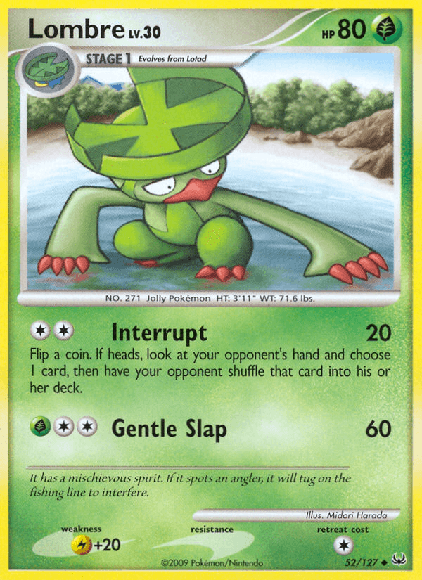 Carta Lombre 52/127 do set Platinum — Pokémon TCG | Bynx