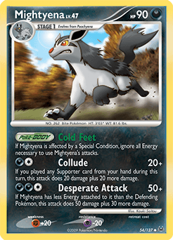 Mightyena 54/127 — Platinum