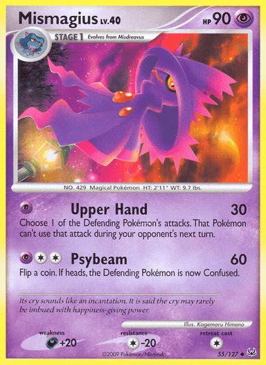 Carta Mismagius 55/127 do set Platinum — Pokémon TCG | Bynx