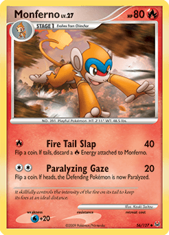 Monferno 56/127 — Platinum