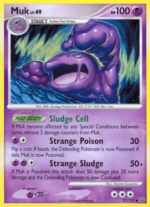 Carta Muk 57/127 do set Platinum — Pokémon TCG | Bynx
