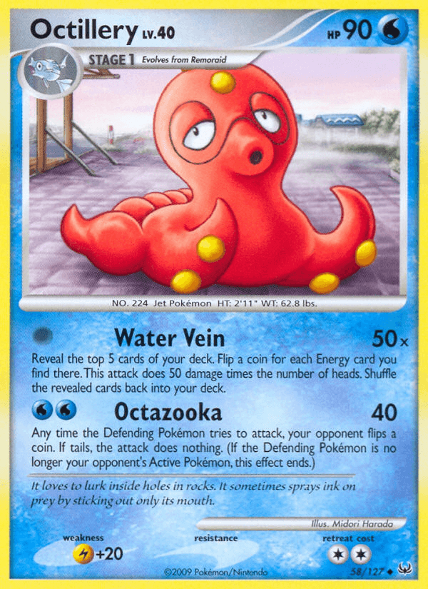 Carta Octillery 58/127 do set Platinum — Pokémon TCG | Bynx