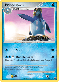Prinplup 59/127 — Platinum