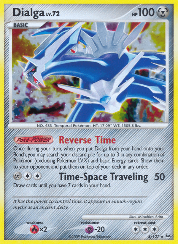 Carta Dialga 5/127 do set Platinum — Pokémon TCG | Bynx