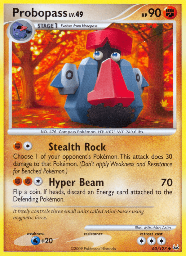 Carta Probopass 60/127 do set Platinum — Pokémon TCG | Bynx