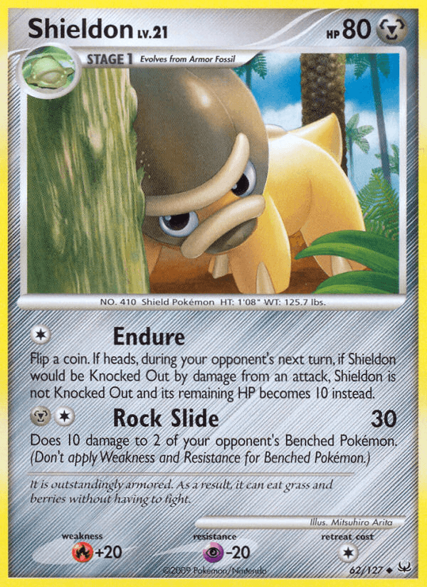 Carta Shieldon 62/127 do set Platinum — Pokémon TCG | Bynx