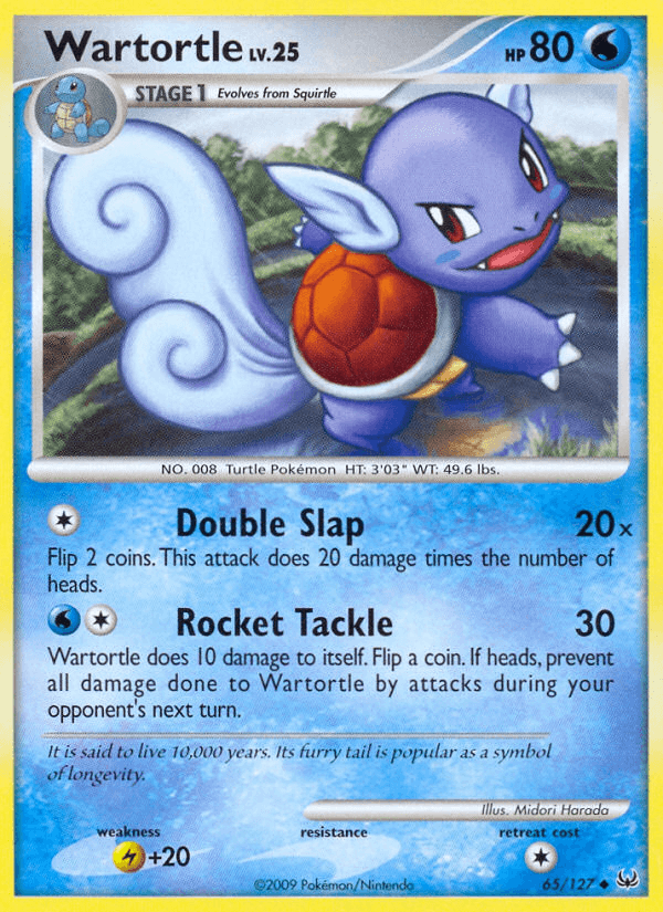 Carta Wartortle 65/127 do set Platinum — Pokémon TCG | Bynx