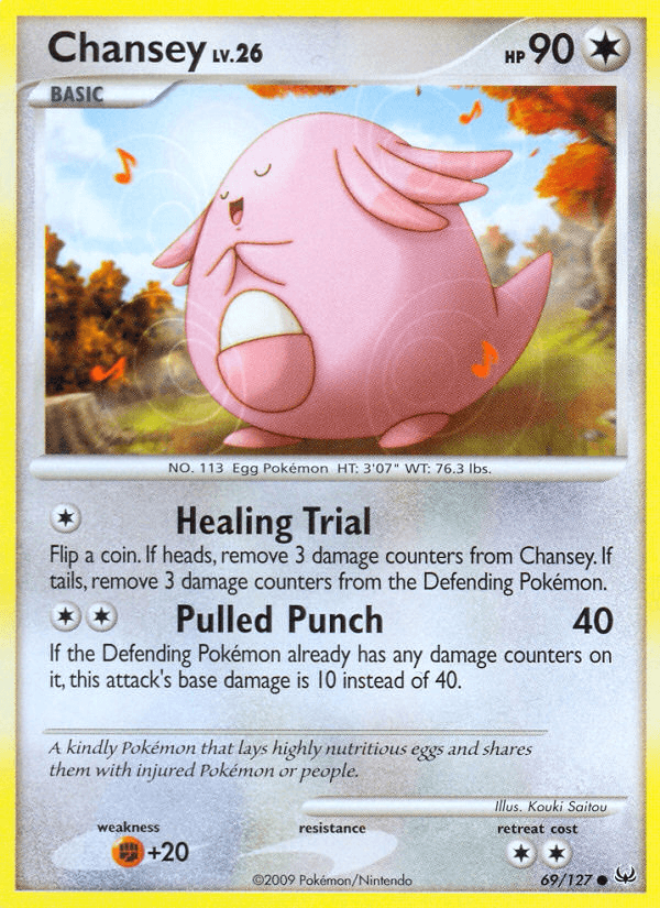 Carta Chansey 69/127 do set Platinum — Pokémon TCG | Bynx