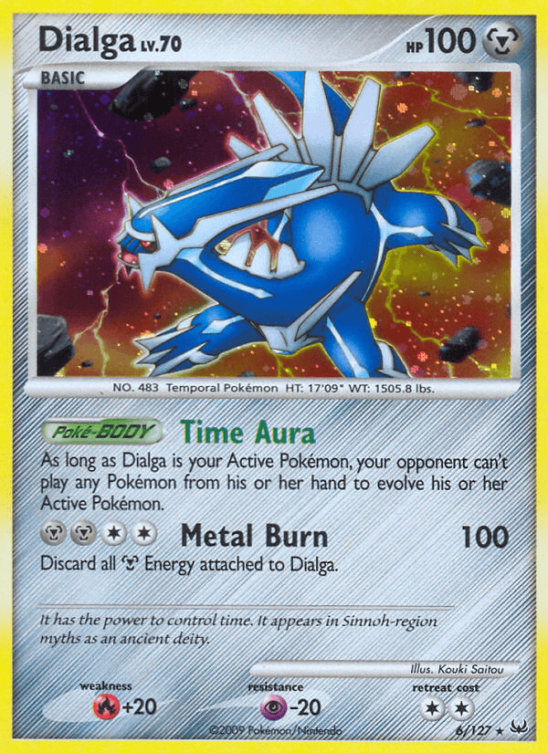Carta Dialga 6/127 do set Platinum — Pokémon TCG | Bynx