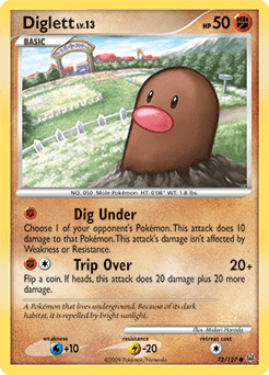 Diglett 72/127 — Platinum