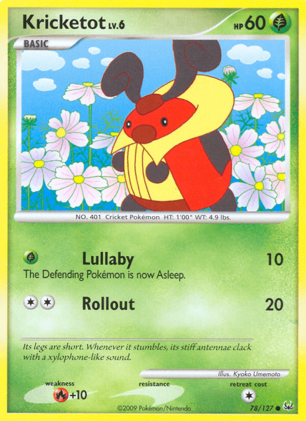 Carta Kricketot 78/127 do set Platinum — Pokémon TCG | Bynx