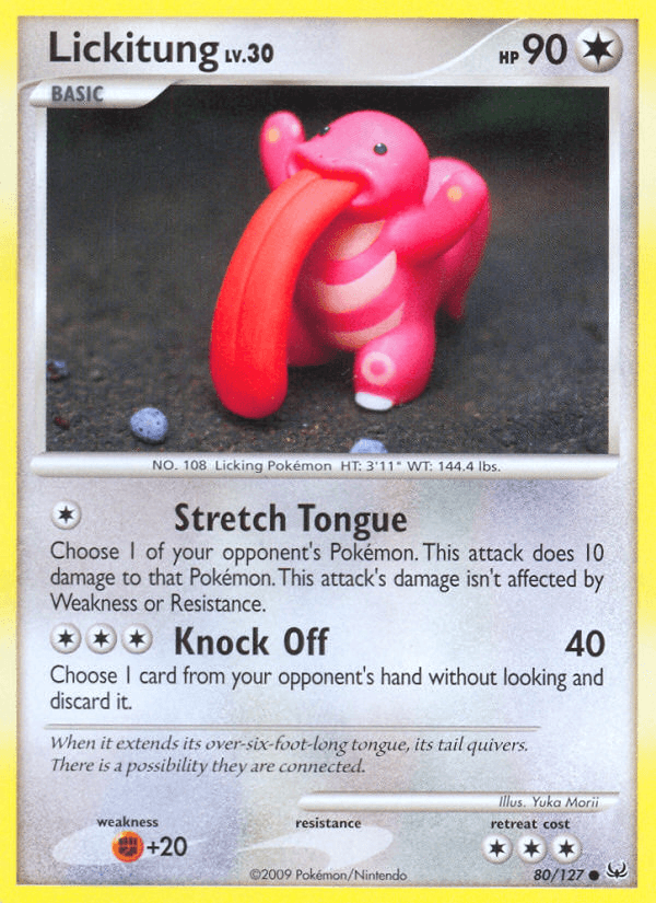 Carta Lickitung 80/127 do set Platinum — Pokémon TCG | Bynx