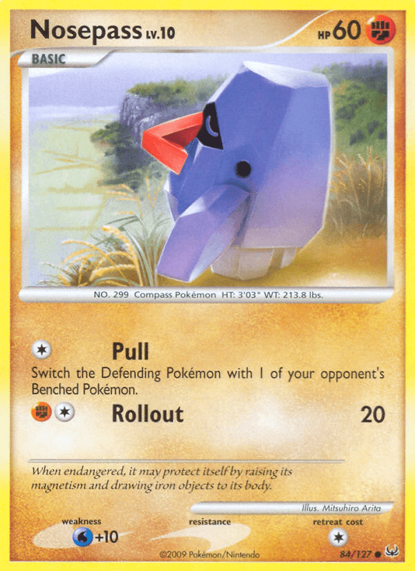 Carta Nosepass 84/127 do set Platinum — Pokémon TCG | Bynx