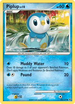 Piplup 85/127 — Platinum