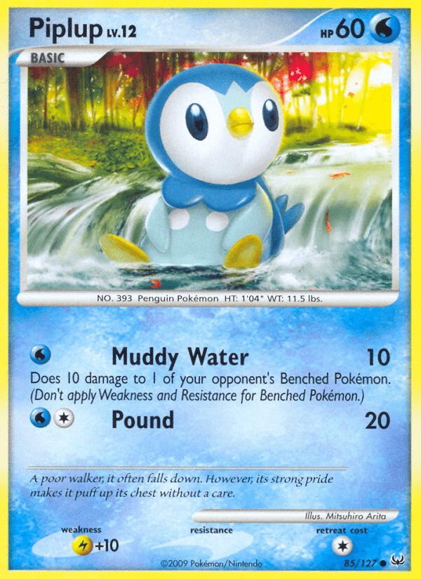 Carta Piplup 85/127 do set Platinum — Pokémon TCG | Bynx
