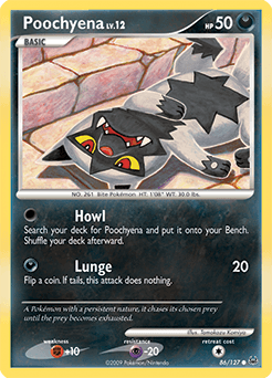 Poochyena 86 — Platinum
