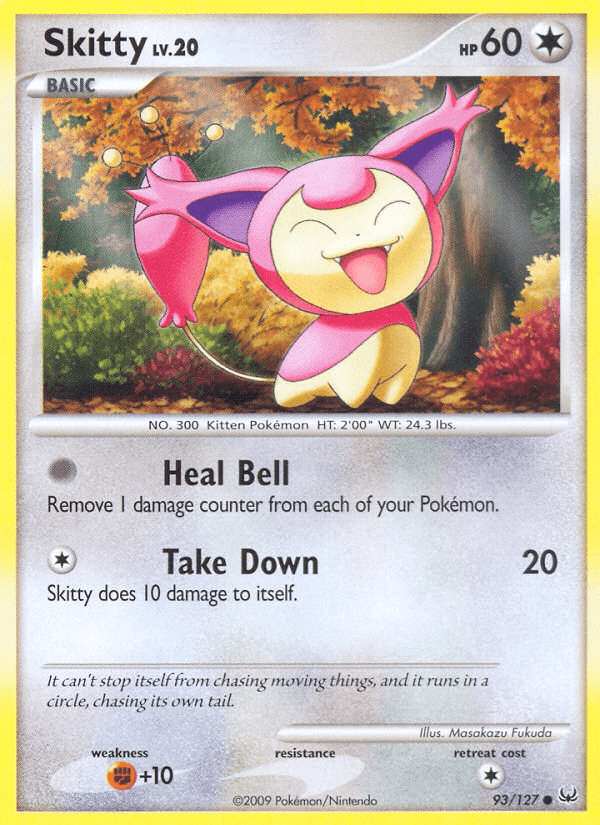 Carta Skitty 93/127 do set Platinum — Pokémon TCG | Bynx