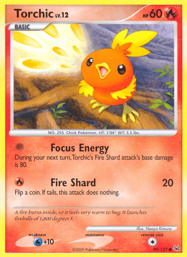 Carta Torchic 99/127 do set Platinum — Pokémon TCG | Bynx