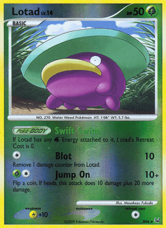 Lotad SH4/127 — Platinum